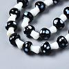 Mushroom Handmade Lampwork Beads Strands LAMP-R116-11-5