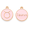 Alloy Enamel Pendants ENAM-S124-01A-09C-1
