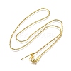 1.5MM Brass Box Chain Adjustable Slider Necklaces NJEW-M108-07G-4