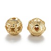 Alloy Hollow Beads PALLOY-P238-03G-RS-3