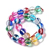 Synthetic Moonstone Beads Strands G-P528-J02-21-2
