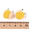 Autumn Theme Opaque Resin Pendants RESI-T028-78-3