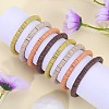 Polymer Clay Heishi Surfer Stretch Bracelets Set BJEW-SW00130-6