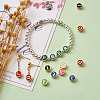 Alloy Enamel Spacer Beads ENAM-FW0001-001-NR-8