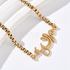 304 Stainless Steel Link Bracelets BJEW-Z107-01G-3