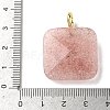 Natural Mixed Gemstone Faceted Pendants G-C274-03-4