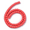 Handmade Polymer Clay Bead Strands X-CLAY-ZX006-01-21-3
