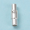 Brass Locking Tube Magnetic Clasps LS-X-MC079-S-2