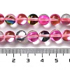 Synthetic Moonstone Beads Strands G-P528-J02-10-4