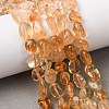 Heated Natural Citrine Beads Strands G-L608-A09-02-7