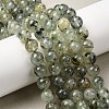 Natural Prehnite Beads Strands G-G457-8mm-03-7