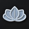 DIY Lotus Jewelry Tray Making Silicone Molds DIY-G051-A03-4