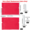 Cloth Folding Chair Cover AJEW-WH20001-78B-06-2