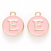 Golden Plated Alloy Enamel Charms LS-ENAM-S118-07E-1