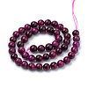 Natural Tiger Eye Beads Strands G-S259-03D-8mm-2
