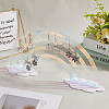 Acrylic Rainbow Cloud Earrings Display Stand EDIS-WH20012-001-3