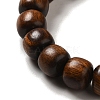 Wood Bead Bracelets BJEW-B080-27D-3