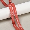 Cherry Quartz Glass Beads Strands G-G275-D03-10x10mm-1