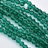 Faceted Bicone Glass Beads Strands EGLA-P017-4mm-09-1