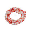 Electroplate Glass Beads Strands X-EGLA-S192-001A-B07-2