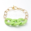 Chain Bracelets BJEW-JB05165-03-1