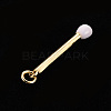 Brass Enamel Pendants KK-S362-032L-NR-2