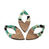 Walnut Wood Pendants FIND-Z050-06G-1
