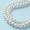 Baking Paint Pearlized Glass Pearl Round Bead Strands X-HY-Q003-6mm-01-4