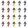 30Pcs 5 Colors Easter PVC Plastic Jesus Display Decoration DJEW-YW0001-10-1