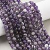 Natural Amethyst Beads Strands X-G-M445-8MM-01E-2