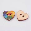 Wooden Buttons BUTT-K005-16x18mm-2