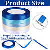 5 Rolls 5 Colors Polyester Ribbon OCOR-CP0001-26A-2