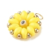 Glass & Lampwork Beaded Pendants PALLOY-JF01368-3