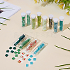 240Pcs 12 Colors 2-Hole Baking Paint Glass Seed Beads SEED-ME0001-10B-4