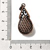 Natural Tiger Eye Pendants G-H065-01R-16-3