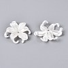 ABS Plastic Imitation Pearl Bead Caps KY-Q004-05B-2