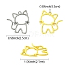 30Pcs Alloy Pendants FIND-YW0008-22G-3