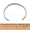 6MM 304 Stainless Steel Blank Grooved Cuff Bangle Making SA-CBA4244-01P-2