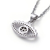 304 Stainless Steel Chain Necklaces NJEW-G335-16P-3