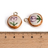 Handmade Porcelain with Brass Pendants PR-CBAB520-04G-3