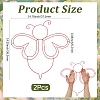 2Pcs Iron Plant Supports DIY-SP0006-98C-2
