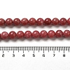Natural Thulite Beads Strands G-Z044-A02-03-5