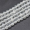 Natural Selenite Beads Strands X-G-G792-24A-1