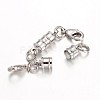 Eco-Friendly Column Brass Magnetic Clasps Converter KK-I603-05P-2