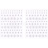 Women's PET Plastic Self Adhesive Face Glitter Stickers for Makeup DIY-OC0009-95B-1