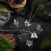 Unicraftale 20Pcs 5 Styles 201 Stainless Steel Pendants STAS-UN0035-61-3