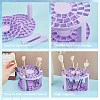 Plastic Cosmetic Brush Storage Stands MRMJ-WH0079-63D-4