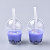 Openable Acrylic Bottle Big Pendants X-CRES-T018-001D-1