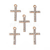 Alloy Crystal Rhinestone Pendants X-PALLOY-F288-03KCG-4