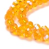 Electroplate Glass Beads Strands EGLA-A034-T8mm-L11-3